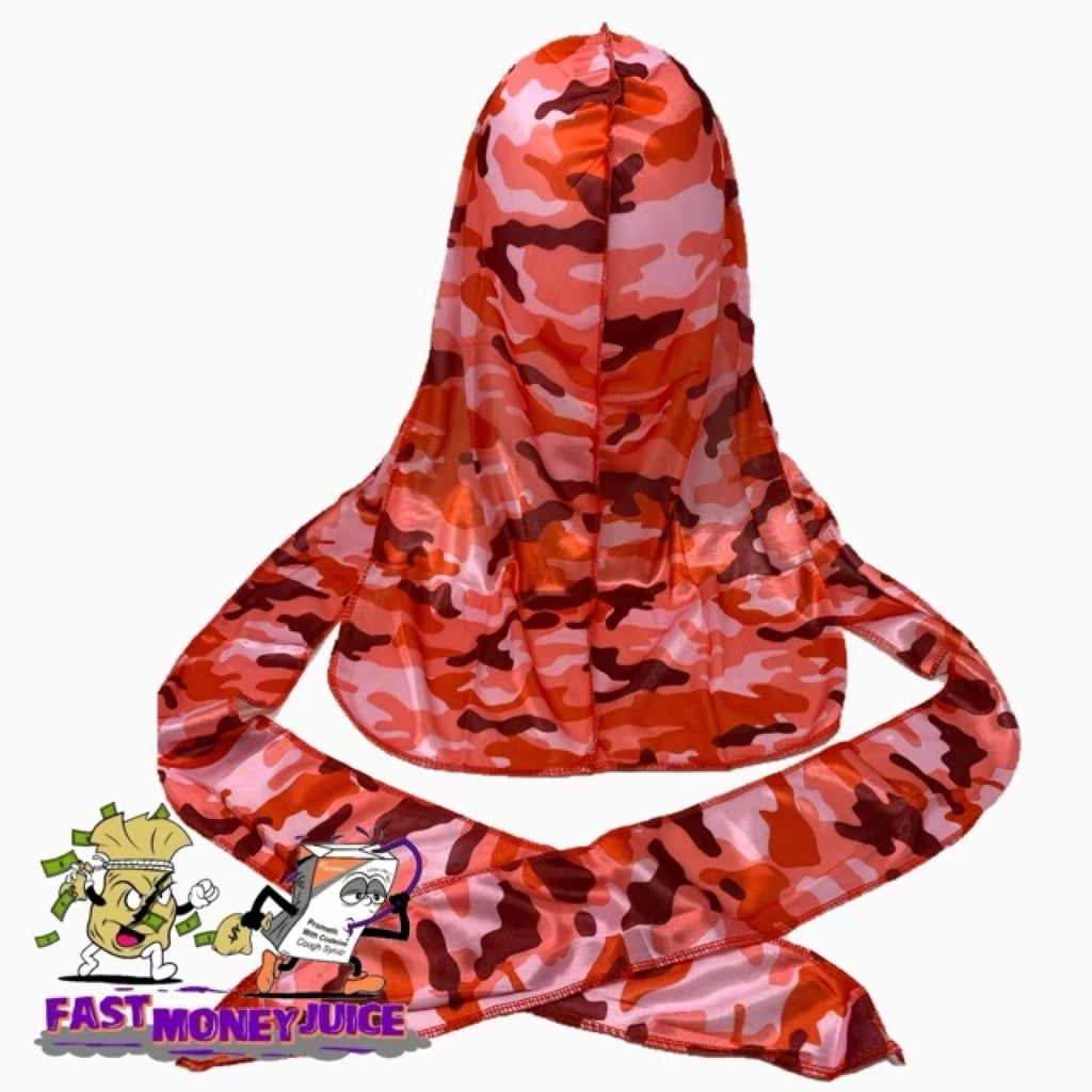 Fast Money Juice Red Camo "Bape Edition" - Adult Silky Rag